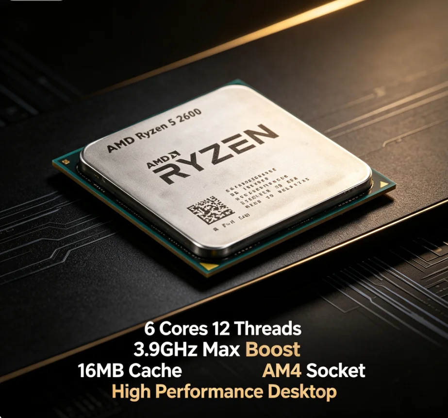 Cpu Fan - Processore AMD Ryzen 5 2600 AM4