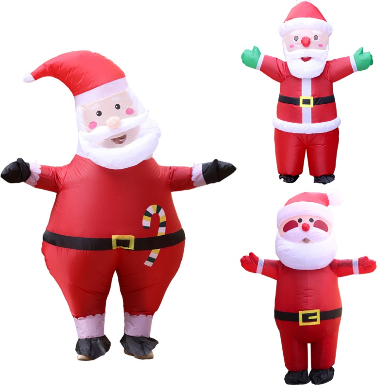 Case Fan - Costume Gonfiabile da Babbo Natale per