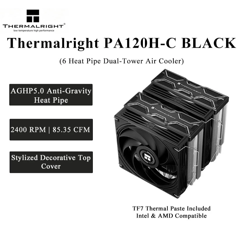 Thermalright PA120H‑C BLACK Di - Thermal Paste recensione e prezzo