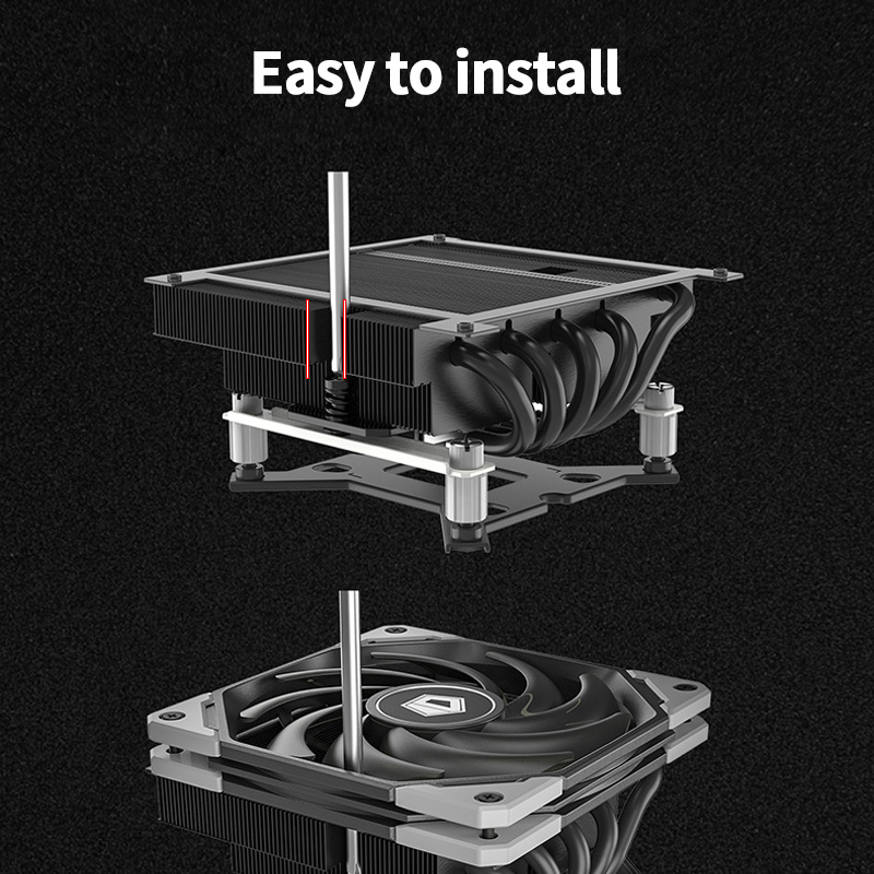 ID-COOLING IS-55 5 Heatpipe CP - Air Cooler Cpu recensione e prezzo